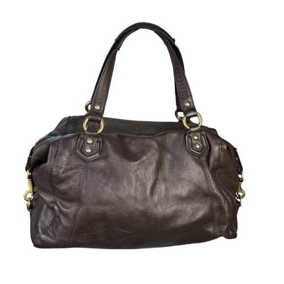 Coach Campbell Mahogany Brown Leather Satchel F25151 - Picture 10 of 16